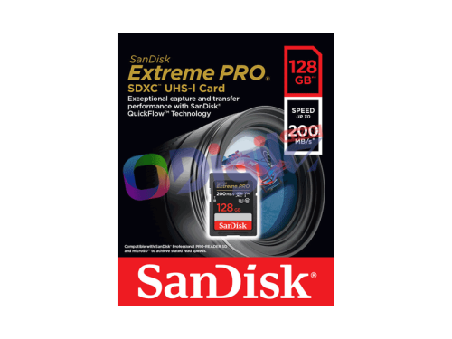 کارت حافظه سن ديسک SanDisk 128GB Extreme PRO SDHC Card 200MB/s